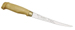 Finnisches Filiermesser, Klinge 15 cm, Holzgriff, Lederscheide