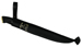 Finnisches Filiermesser, Kautschukgriff, Klinge 15 cm, Lederscheide