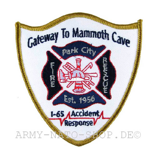 US Abzeichen Firefighter - Gateway to Mammoth Cave 1956