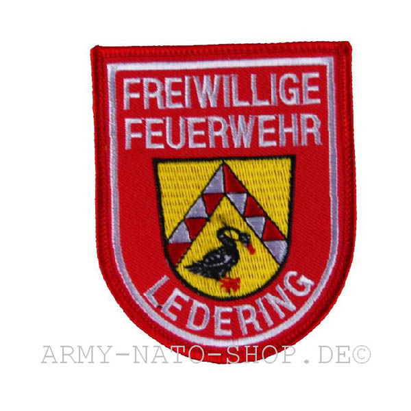 Deutsches Abzeichen Freiwillige Feuerwehr - Ledering