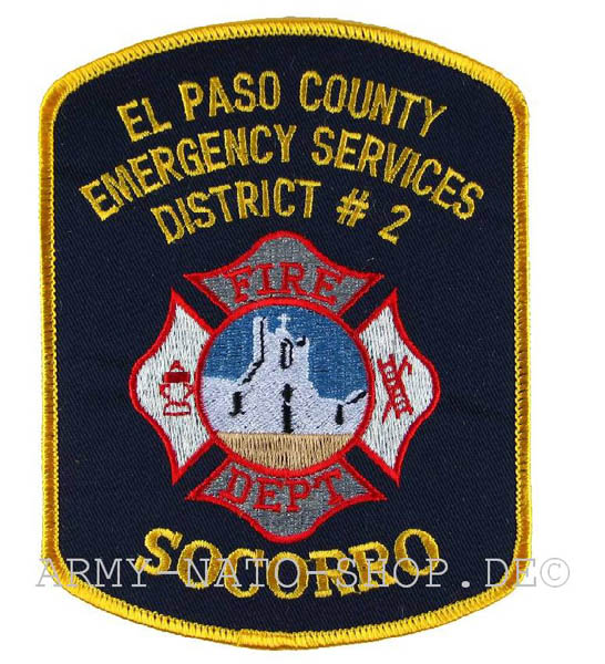 US Abzeichen Firefighter - El Paso County
