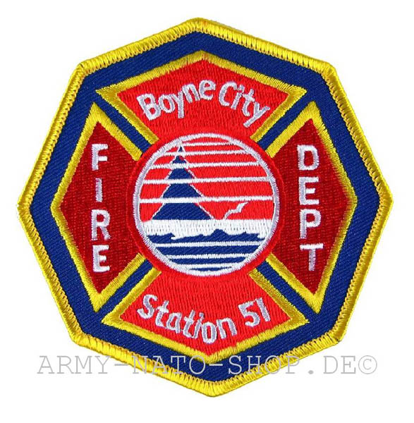 US Abzeichen Firefighter - Boyne City Station 51