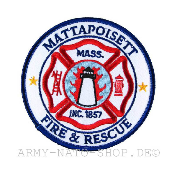 US Abzeichen Firefighter - Mattapoisett 1857