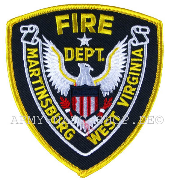 US Abzeichen Firefighter - Martinsburg West Virgina
