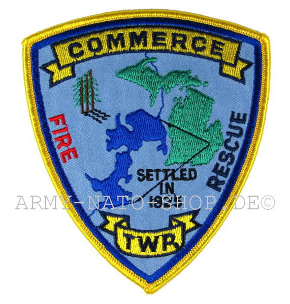 US Abzeichen Firefighter - Commerce