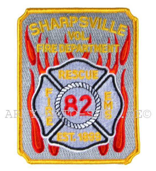 US Abzeichen Firefighter - Sharpsville 1899