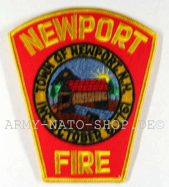 US Abzeichen Firefighter - Newport