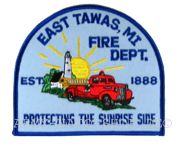 US Abzeichen Firefighter - East Tawas 1888