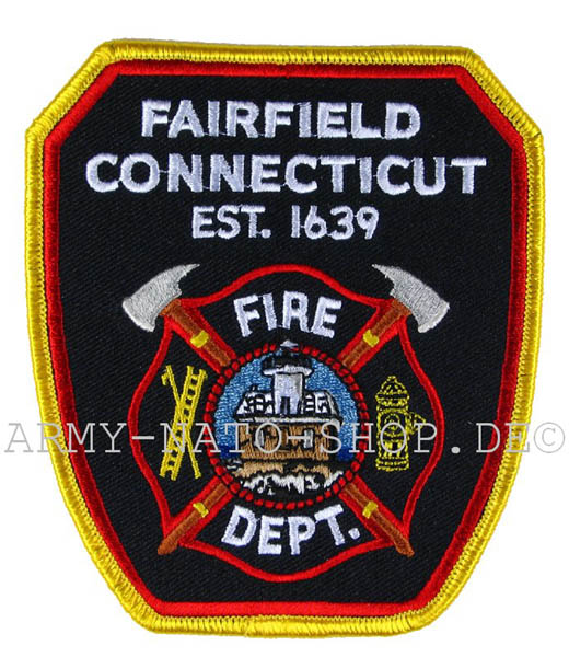 US Abzeichen Firefighter - Fairfield Connecticut 1639