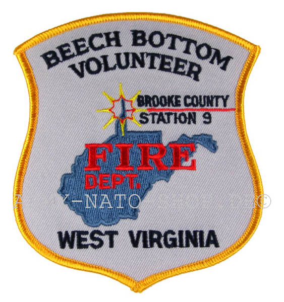 US Abzeichen Firefighter - Brooke County west virginia