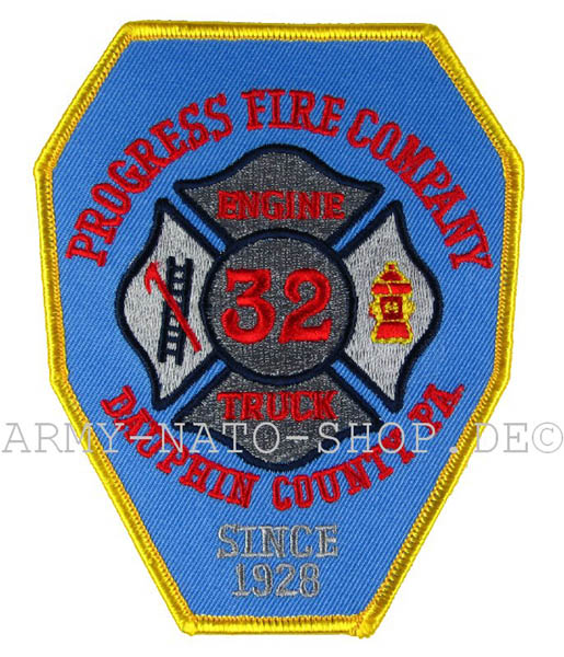 US Abzeichen Firefighter - Progress fire Company