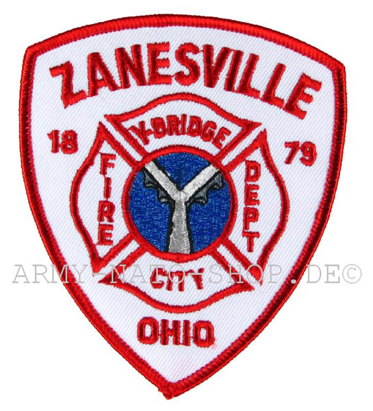 US Abzeichen Firefighter - Zanesville 1879 Ohio