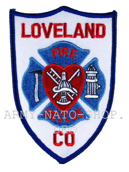 US Abzeichen Firefighter - Loveland co