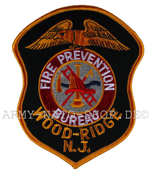 US Feuerwehr Abzeichen - Bureau Wood-Ridge