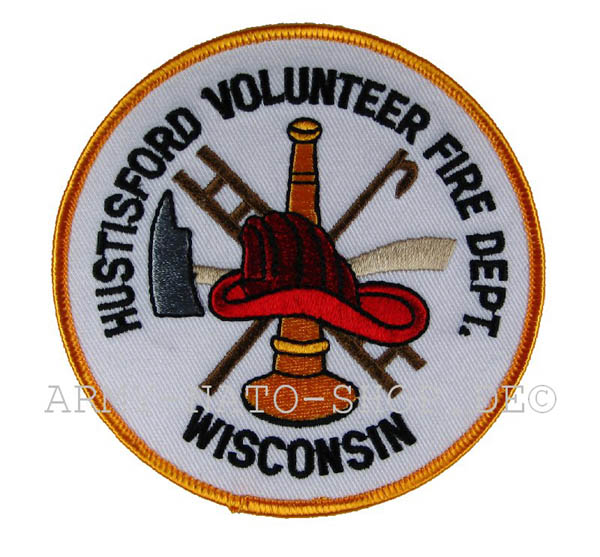 US Abzeichen Firefighter - Hustisford Wisconcin