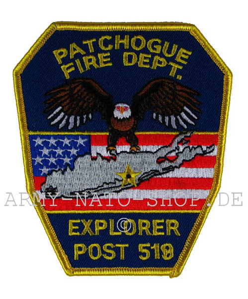 US Abzeichen Firefighter - Patchogue Explorer Post 519