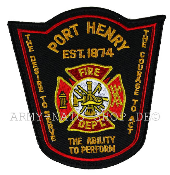 US Abzeichen Firefighter - Port Henry 1847