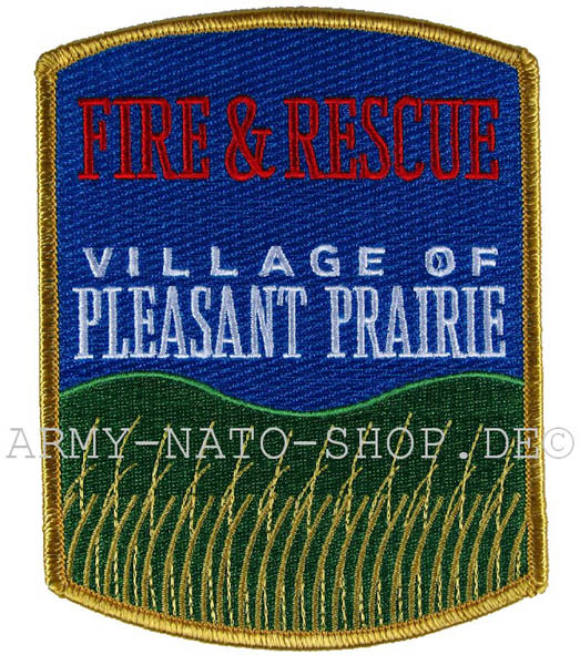 US Abzeichen Firefighter - Village of Pleasant Prairie