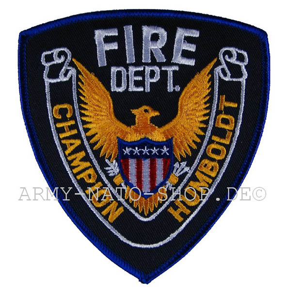 US Abzeichen Firefighter - Champion Humboldt