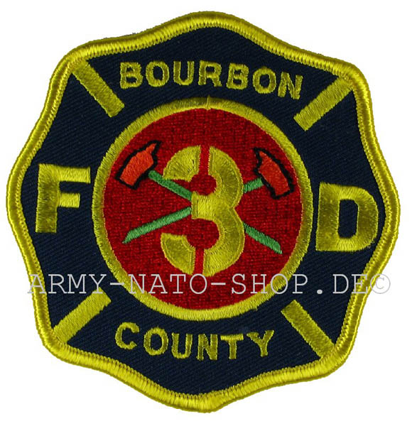 US Abzeichen Firefighter - Bourbon County