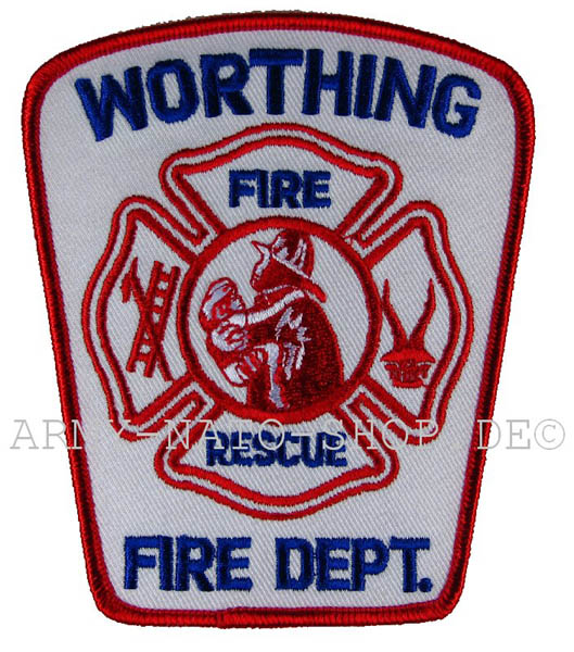 US Abzeichen Firefighter - Worthing
