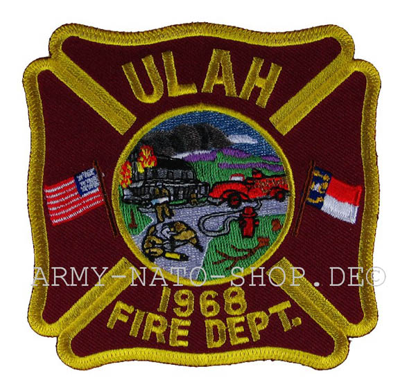 US Feuerwehr Abzeichen - Ulah 1968