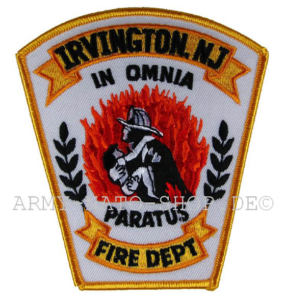 US Abzeichen Firefighter - Irvington in Omina