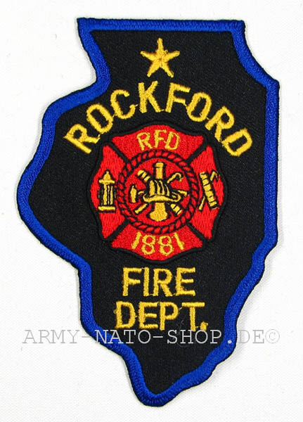 U.S. Abzeichen Firefighter - Rockford 1881