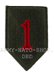 U.S. Army Abzeichen Erste Us-Army Division