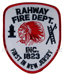 US Abzeichen Firefighter - Rahway 1923 New Jersey