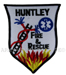 US Abzeichen Firefighter - Huntley