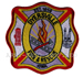 US Abzeichen Firefighter - Dyersville 1989