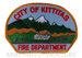 US Abzeichen Firefighter - City of Kittitas