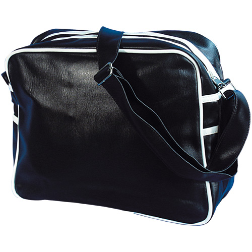 PVC Bag Retro uni ,schwarz/weiss