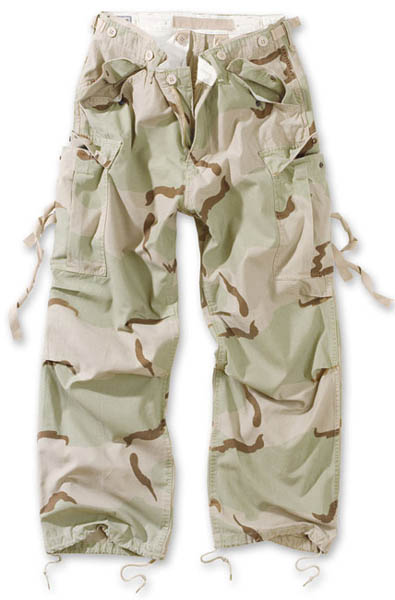Vintage Fatigues Trousers - 3-Farben desert
