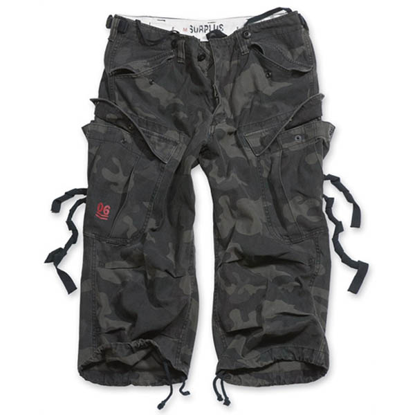 Engineer Vintage 3/4 Pants - blackcamo