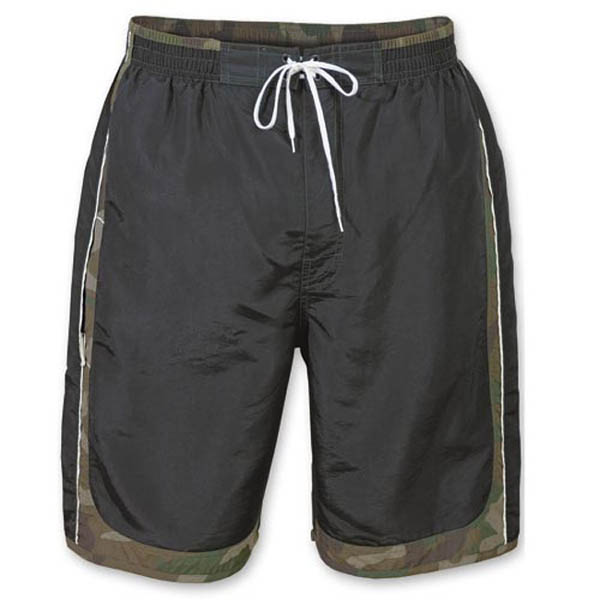 Swim Shorts - schwarz/woodland