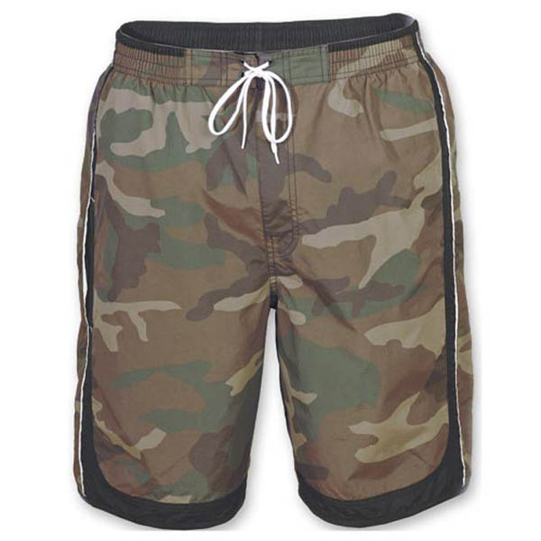 Swim Shorts - woodland/schwarz