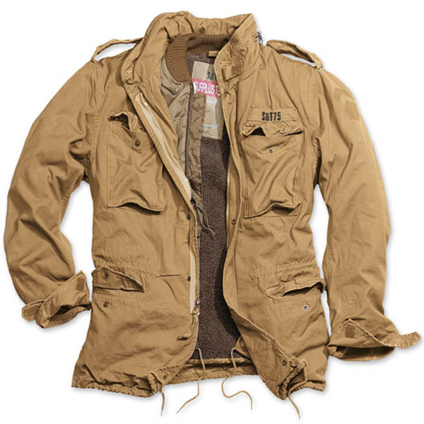 M65 Jacke Regiment - beige gewaschen