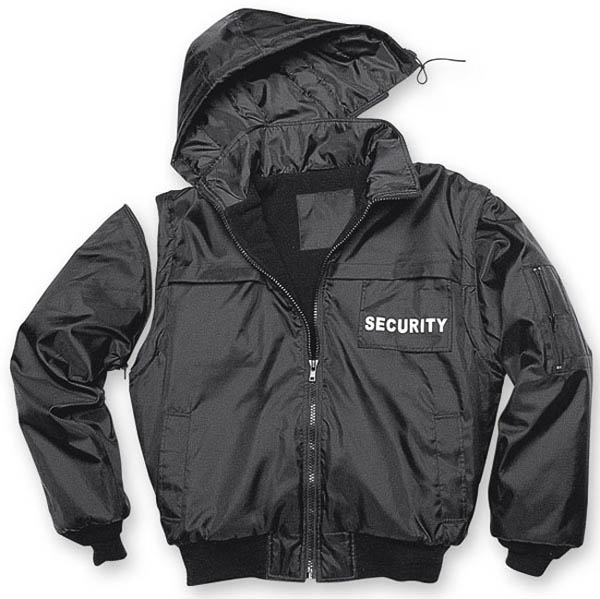 Security-Blouson - schwarz