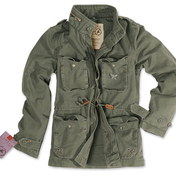 Ladies M65 Jacke - oliv gewaschen