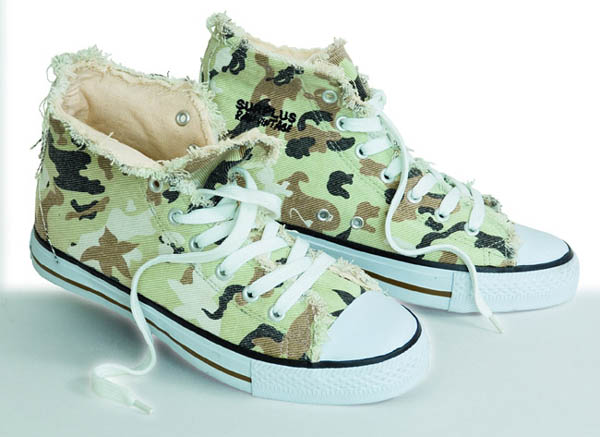 Camo Sneaker Raw Vintage,camo light