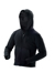 Amsterdam hooded ladies zip sweat  - black