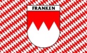 Flagge (90 x 150 cm) Franken mit Wappen+ Rauten+ Schriftzug neu