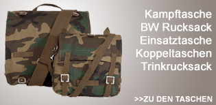 Kampftasche, BW Rucksack, Einsatztasche, Koppeltaschen, Trinkrucksack