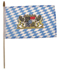 Fähnchen, Bayern mit Wappen, an