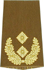 Rangabzeichen, Bw Heer oliv/gold General-Major,Paarweise