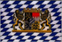 Flagge, Bayern mit Wappen und Löwen neu