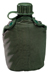 ORG.US Feldflasche, Kunststoff, grüner Bezug,ca. 0.9 Liter gebraucht