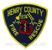 US Abzeichen Firefighter - Henry County